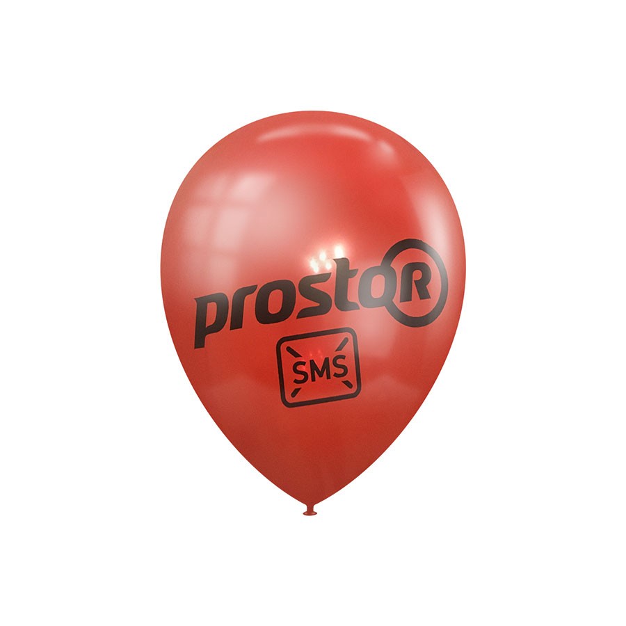 Воздушный шарик с логотипом prostor sms