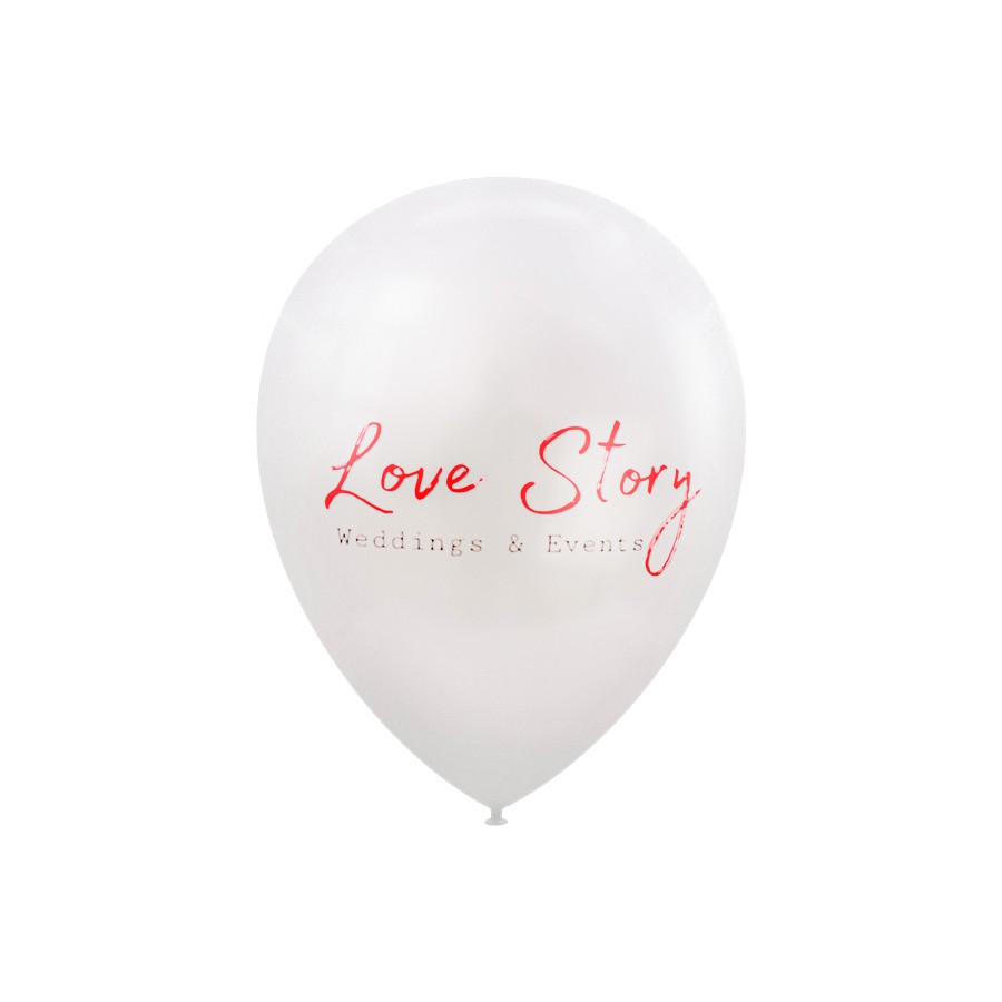Воздушный шарик с печатью love story