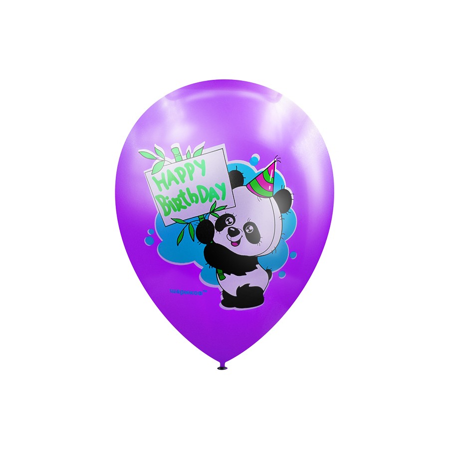 Воздушный шар с печатью панда с шарами