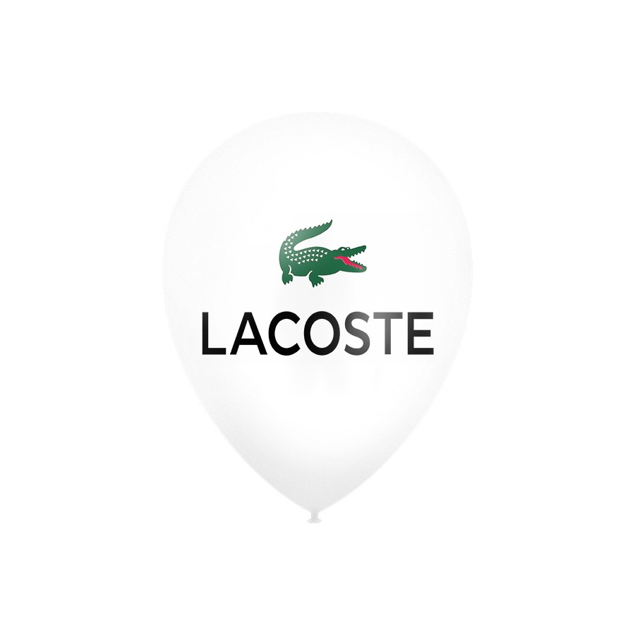 Воздушный шарик с логотипом lacoste