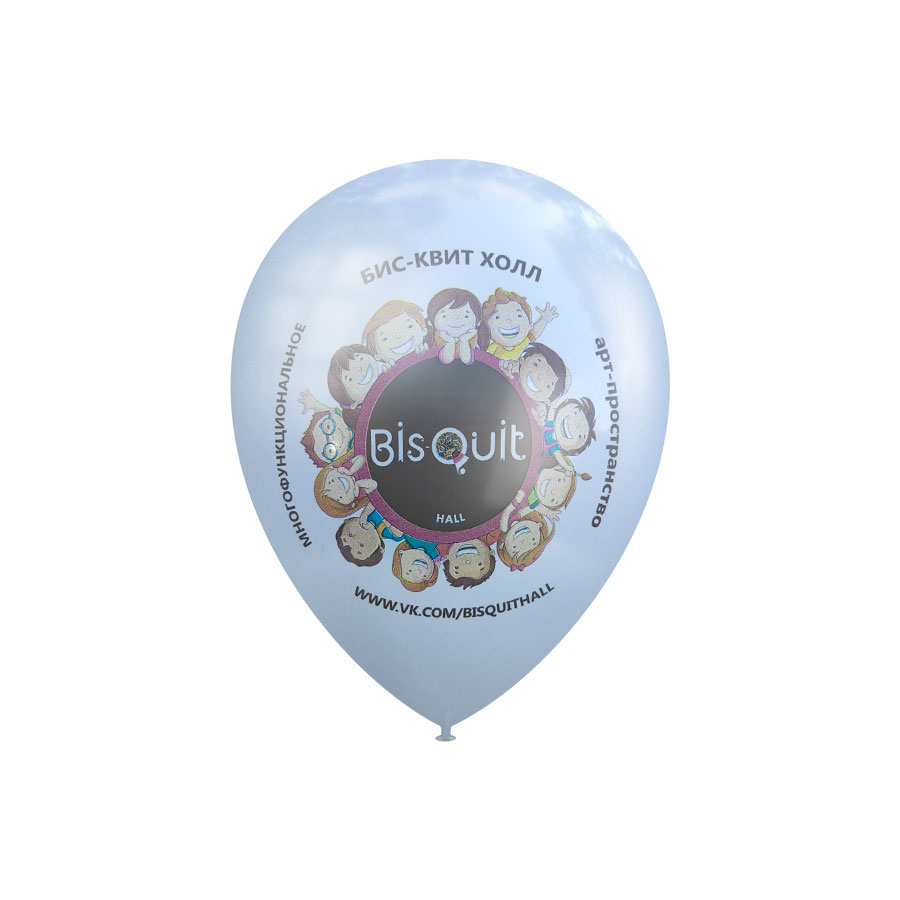 Воздушный шарик с печатью дети